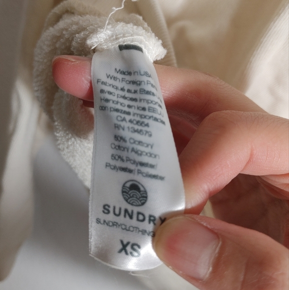 NWT Sundry Sweatshirt women's XS - Picture 5 of 6